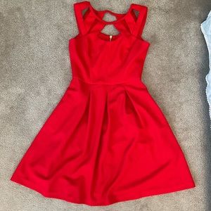 Betsey Johnson cage detail party mini dress